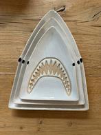 Set van drie kleine bordjes “Jaws”, Keramiek, Nieuw, Ophalen of Verzenden, Bord(en)