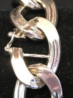 10) stoere massief sterling zilveren schakelarmband, Gebruikt, ., Ophalen of Verzenden, .