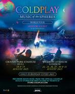 Gezocht 26 aug Coldplay Londen, Tickets en Kaartjes, Drie personen of meer, Augustus