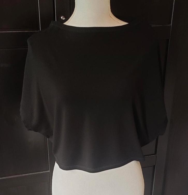 Cora Kemperman top modal zwart maat m, Kleding | Dames, Tops, Zo goed als nieuw, Maat 38/40 (M), Zwart, Korte mouw, Ophalen of Verzenden