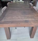 Houten Eettafel, Huis en Inrichting, Tafels | Eettafels, 100 tot 150 cm, Ophalen of Verzenden, Landelijk, Vijf personen of meer