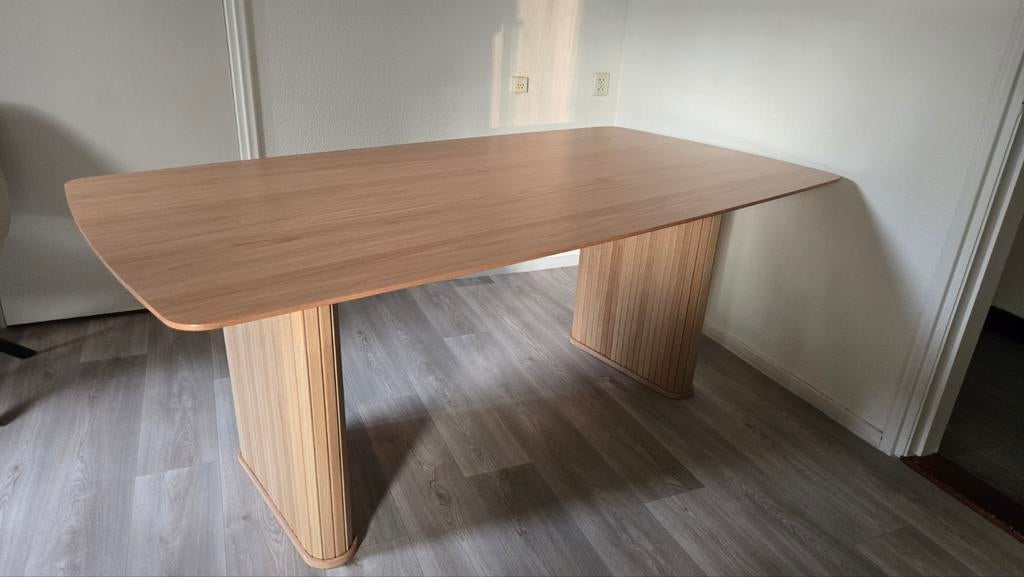 Nieuwe Philou eettafel - eiken fineer - 195x100 cm, Ophalen, 100 tot 150 cm, Eikenhout, Nieuw