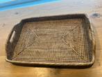 Rotan dienblad, Huis en Inrichting, Ophalen, Zo goed als nieuw, Rechthoekig, Overige materialen