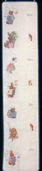 borduurpatroon GROEIMETERS w.o.  Beatrix Potter Walt Disney, Hobby en Vrije tijd, Borduren en Borduurmachines, Zo goed als nieuw