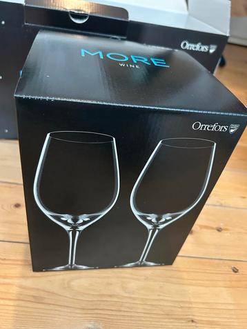 Orrefors More Wine Glazen - 4 Stuks Nieuw beschikbaar voor biedingen