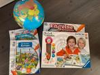 Tiptoi Starter Set + Wereldatlas + Engels Detective, Ophalen, Zo goed als nieuw, Taal en Lezen, Met geluid