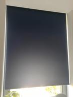 Donker blauw rolgordijn 107 cm breed Max lengte 190 cm, Ophalen, Gebruikt, 100 tot 150 cm, Blauw