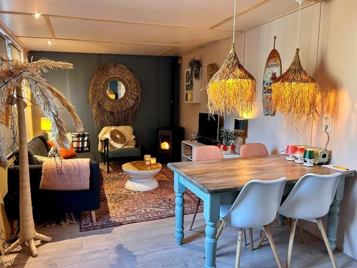 Te Koop stacaravan met ruime aanbouw -Ouddorp, Caravans en Kamperen, Stacaravans, tot en met 4, Ophalen