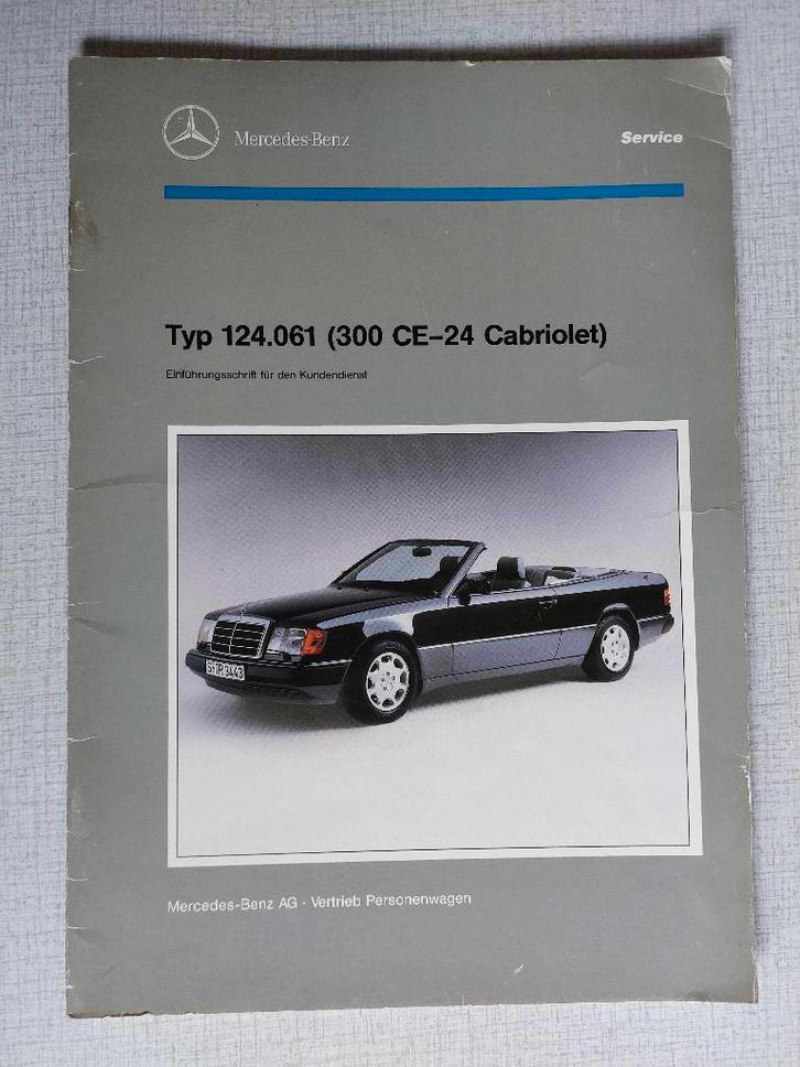 Mercedes 300 CE-24 Cabriolet Service boek - Typ 124.061, Auto diversen, Handleidingen en Instructieboekjes, Ophalen of Verzenden