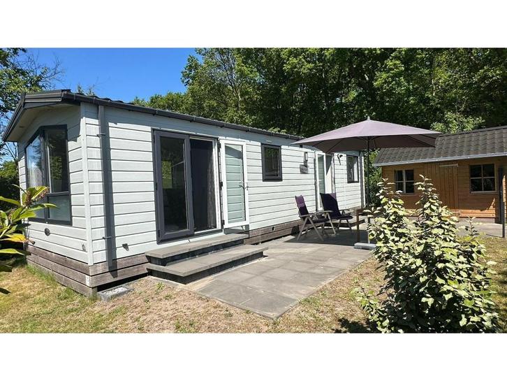 Kunststof chalet (2022) te koop in Bakhuizen,Friesland!R#52R, Caravans en Kamperen, Stacaravans, tot en met 4