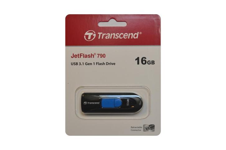 Transcend 16GB JetFlash 790 usb stick, Computers en Software, USB Sticks, Nieuw, 16 GB, Ophalen of Verzenden