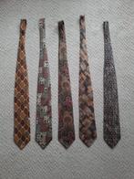 Vijf stropdassen met modieuze ontwerpen: set B, Verzenden, Gedragen, Overige kleuren, Met patroon