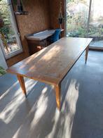 Grote stevige werktafel 240x96,5cm en h75cm poten afneembaar, Huis en Inrichting, Tafels | Eettafels, Ophalen, Gebruikt, 200 cm of meer