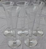 5 Mooie Champagne en/of cocktail glazen. Feest. Pasen, Ophalen, Glas of Glazen, Overige stijlen, Glas