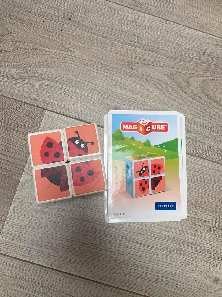 Geomag Magicube Animal Friends bouwset., Kinderen en Baby's, Speelgoed | Kinderpuzzels, Zo goed als nieuw, 6 maanden tot 2 jaar