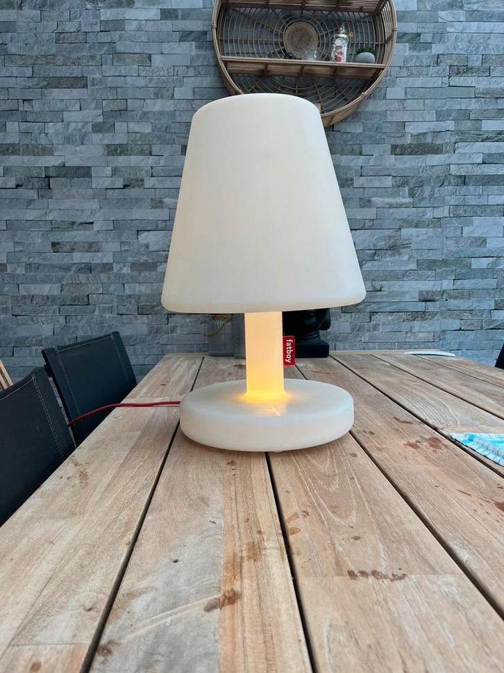 Fatboy Edison the Medium, Huis en Inrichting, Lampen | Tafellampen, Zo goed als nieuw, 50 tot 75 cm, Kunststof, Ophalen