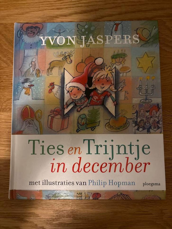 Ties en Trijntje in December - Yvon Jaspers, Boeken, Kinderboeken | Jeugd | onder 10 jaar, Zo goed als nieuw, Sprookjes, Ophalen of Verzenden