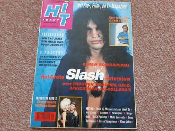 Muziekblad Hitkrant 1992 Slash George Michael, Startrek beschikbaar voor biedingen
