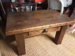 Eiken bijzettafel., Huis en Inrichting, Tafels | Salontafels, Ophalen, 50 tot 100 cm, 50 tot 100 cm, Zo goed als nieuw
