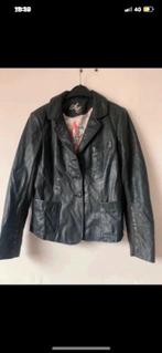 Leren blazer/jas Arma, Verzenden, Zwart, Arma, Maat 36 (S)