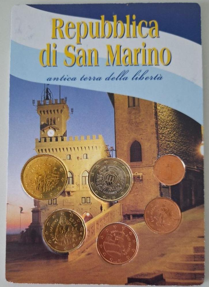 San Marino - Mini BU set II, Postzegels en Munten, Munten | Europa | Euromunten, Setje, Overige waardes, San Marino, Verzenden