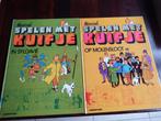 Spelen met KUIFJE (2 boeken), Boeken, Gelezen, Verzenden, Hergé ,Casterman, Meerdere stripboeken