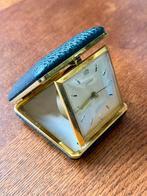 Vintage Kienzle Reiswekker Met Zwart Lederen Bekleding, Ophalen of Verzenden