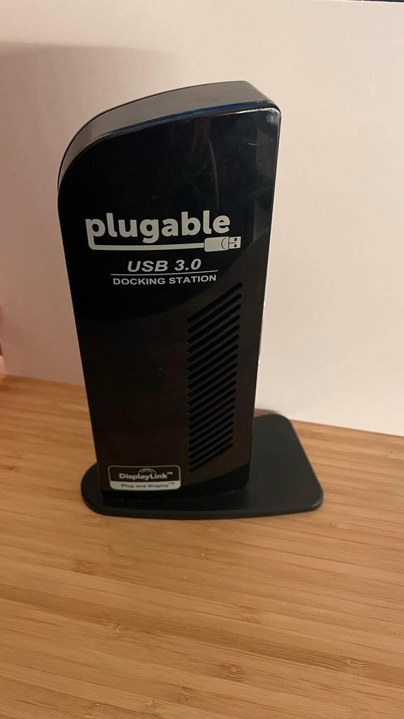 Pluggable DisplayLink USB 3.0 3900 Docking Station, Computers en Software, Dockingstations, Zo goed als nieuw, Docking station