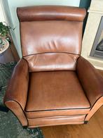 Lederen Electr. Verstelbare Fauteuil, Ophalen, Zo goed als nieuw, Minder dan 75 cm, 50 tot 75 cm