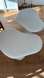 Set van 2 Bijzettafels - Unieke Vorm, Minder dan 45 cm, Gebruikt, Ophalen of Verzenden, Overige vormen