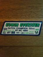 Motorcross Edwin Evertsen Dutch Champion 1989, Verzamelen, Automerken, Motoren en Formule 1, Ophalen of Verzenden, Zo goed als nieuw