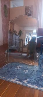 Antieke spiegel met geslepen glas - 90x54 cm, Antiek en Kunst, Antiek | Spiegels, Ophalen