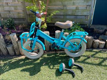 Kinderfiets Popal Cooper 12 inch turquoise   beschikbaar voor biedingen