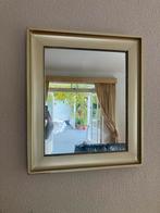 Spiegel met gouden lijst, Huis en Inrichting, Woonaccessoires | Spiegels, Ophalen, Minder dan 50 cm, Gebruikt, Minder dan 100 cm