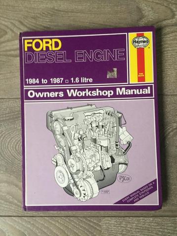 Haynes Manual Ford 1.6 Diesel Engine 1984-1987 beschikbaar voor biedingen