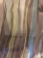 Showbaan gordijnstof transparant taupe 290x295 cm lap stof, Hobby en Vrije tijd, Stoffen en Lappen, Ophalen of Verzenden, Nieuw