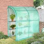 Tuinkas | Muurkas | Broeikas | Serre | Kas | 200x100x214cm, Staal, Muurkas, Folie, Info@lendo-online.eu