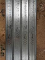 Metalstud profielen c75 4 meter, Ophalen of Verzenden, Zo goed als nieuw, IJzer