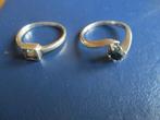 6 zilveren ringen met steen 925   masat 18 - 19, Sieraden, Tassen en Uiterlijk, 18 tot 19, Verzenden, Zo goed als nieuw, Dame
