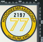Sticker: Hoogheemraadschap van Rijnland, Ophalen of Verzenden, Zo goed als nieuw, Dier en Natuur