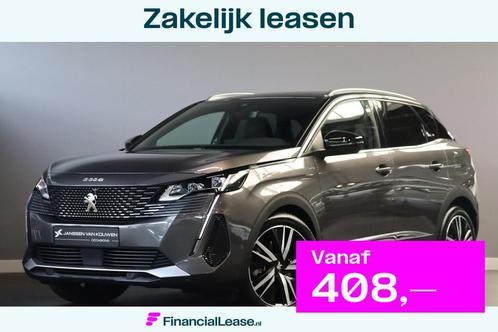 Peugeot 3008 1.6 HYbrid 225 GT Pack Nappa Leder Massage FOCA, Auto's, Peugeot, Bedrijf, Lease, Financial lease, 360° camera, ABS