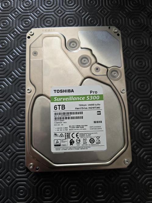 Toshiba Surveillance S300 Pro 6TB Terabyte, Computers en Software, Harde schijven, Zo goed als nieuw, Desktop, Ophalen