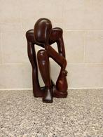 Houten beeld van de Denker., Ophalen of Verzenden