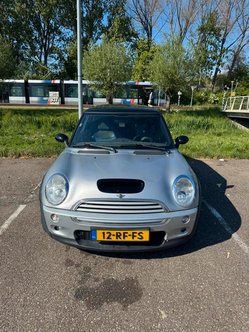Mini 1.6 16V Cooper S 183PK 2002 Grijs, Auto's, Mini, Particulier, Benzine, F, Hatchback, Handgeschakeld, Geïmporteerd, Zilver of Grijs