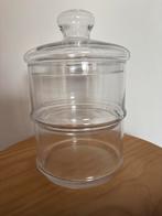 Glazen Voorraadpot met Deksel, Huis en Inrichting, Woonaccessoires | Etagères, Ophalen of Verzenden, Zo goed als nieuw