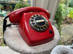 PTT TELEFOON VINTAGE T65 rood, Telecommunicatie, Vaste telefoons | Niet Draadloos, Gebruikt, Onbekend, Met draaischijf, Ophalen of Verzenden