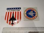2x sticker F-4 Phantom, Ophalen