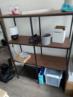Ikea Industriële open kast - Metalen frame & houten planken, Huis en Inrichting, Kasten | Boekenkasten, Ophalen, Met plank(en)