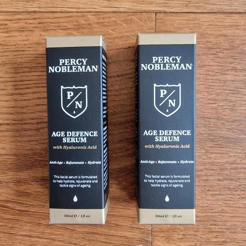 Nieuw! Percy Nobleman age defence serum. Hyaluronic acid., Sieraden, Tassen en Uiterlijk, Uiterlijk | Gezichtsverzorging, Nieuw