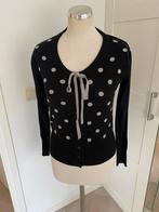 La Ligna Vest Zwart Stippen Maat S, Kleding | Dames, Truien en Vesten, Zwart, Ophalen of Verzenden, Zo goed als nieuw, Maat 36 (S)